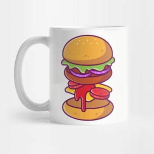 Burger Ingredients Mug